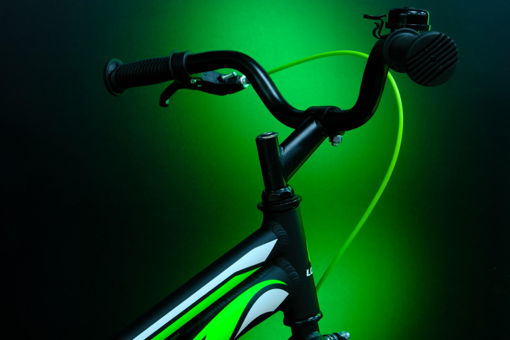 Lorak Junior 18 Boy Матовый Чёрный/Зелёный