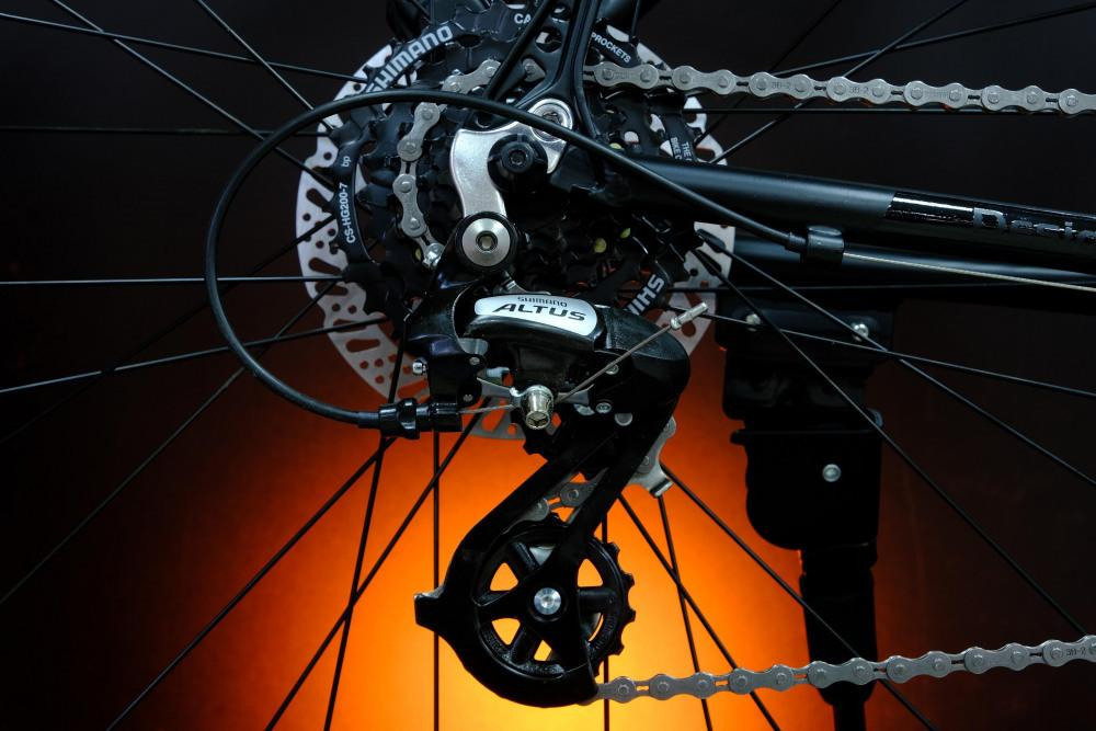 Lorak Sel 9150 Матовый Чёрный/Оранжевый 21р (на рост 183-190)