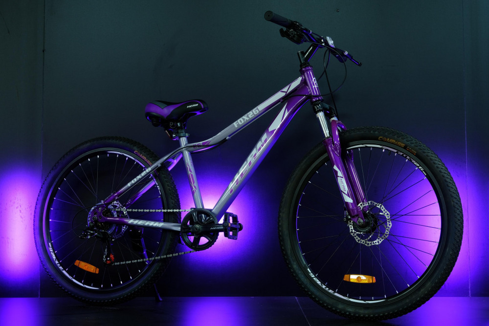 Heam FOX 26 Girl Серо/Фиолетовый рама 15 (на рост 141-160)