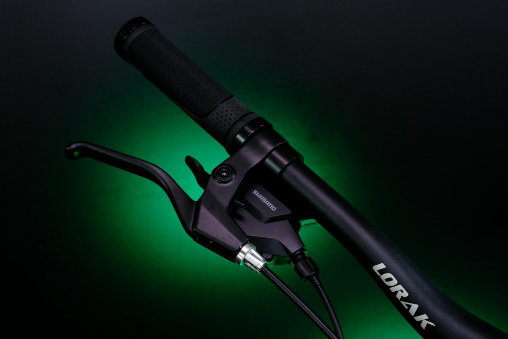 LORAK Sel 9000 8 sp Матовый Чёрный/Зелёный 23р (на рост 189-205)