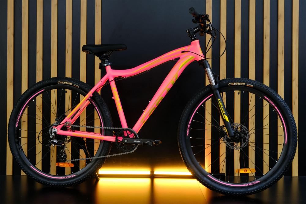 LORAK GLORY 250 HD Матовый Розовый/Золотой рама 19 (на рост 171-182)