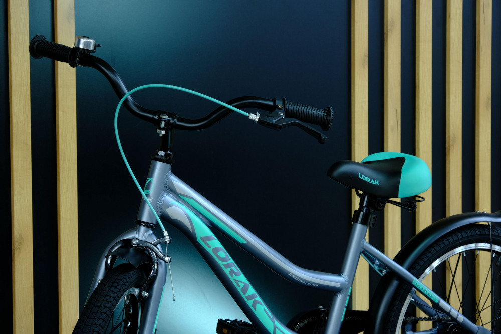 LORAK JUNIOR 20 Girl Black Матовый Серый/Светло-голубой